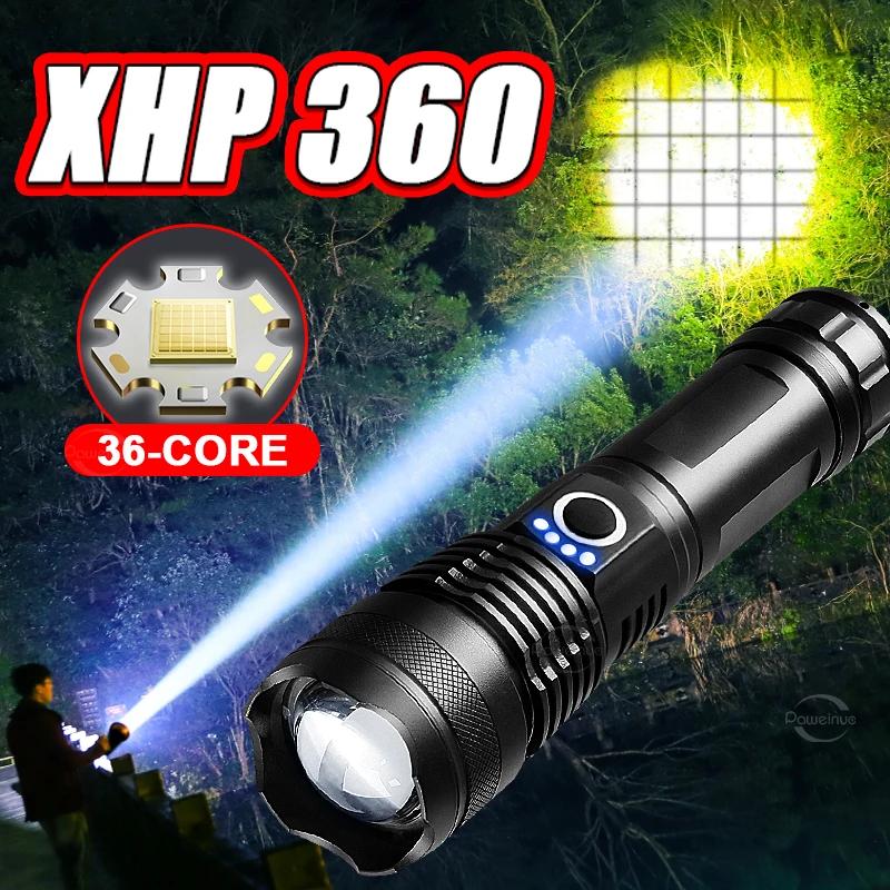  XHP360  LED ,   ġ   ÷ Ʈ, 26650 ޴ 